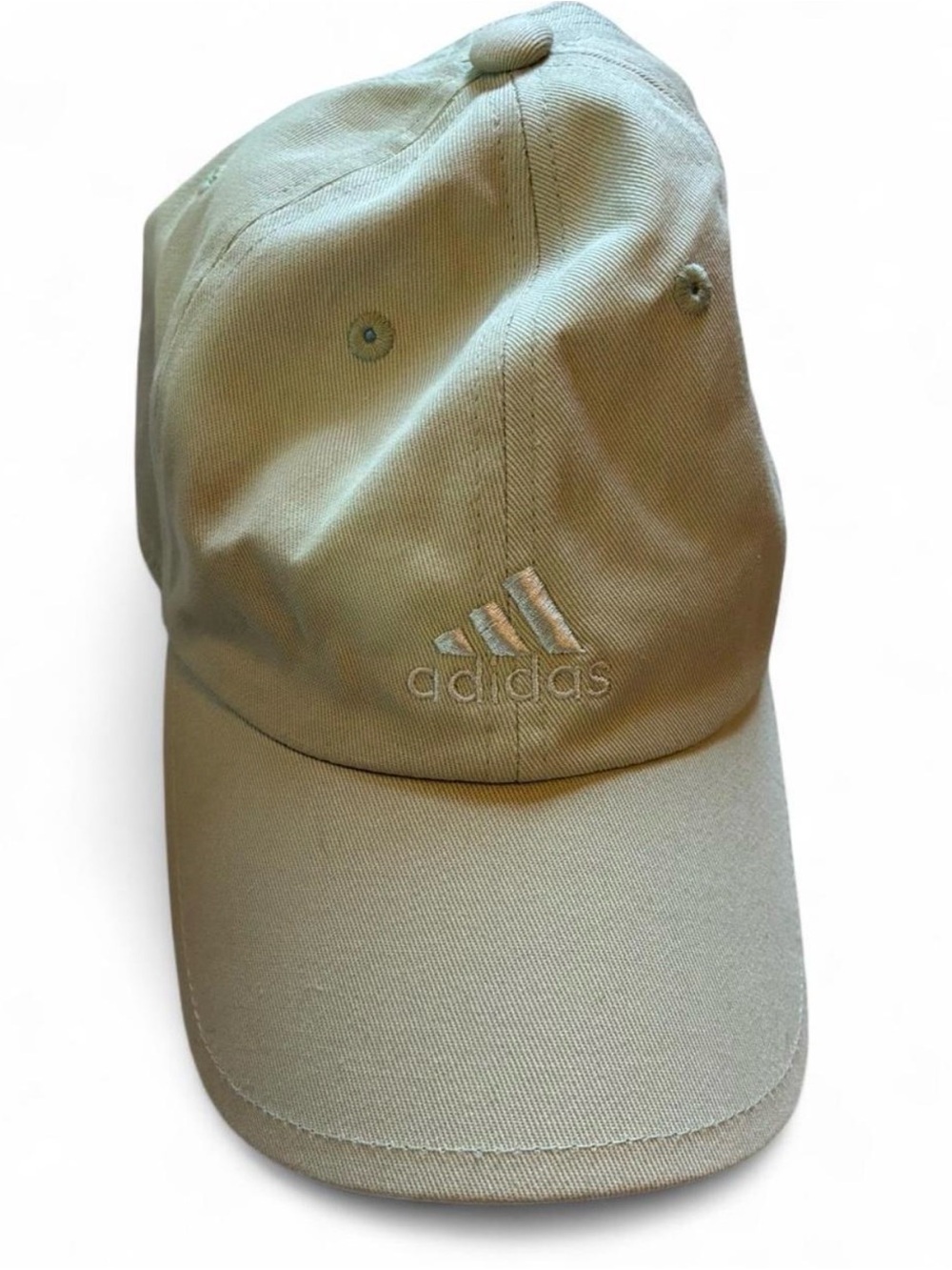 Adidas pony tail baseball cap light green